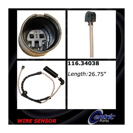 Centric Brake Pad Sensor Wires, Parts 116.34038
